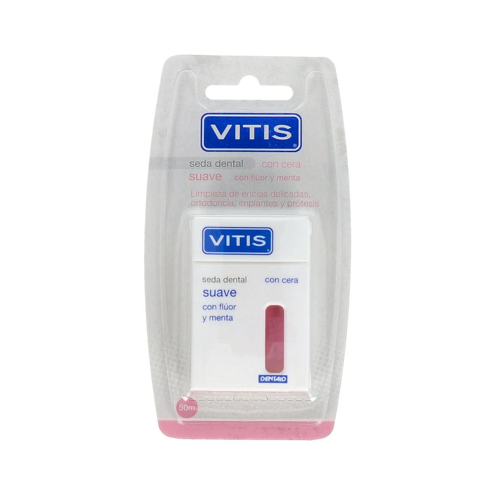 Vitis Seda Dental Suave Flúor y Mentol