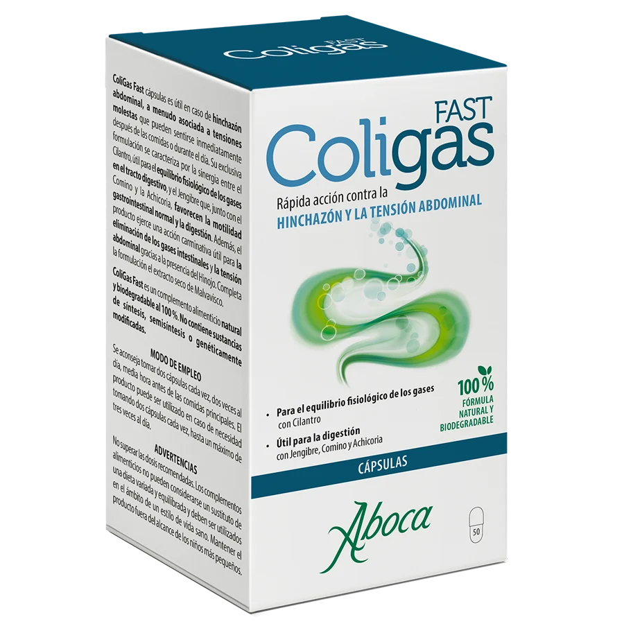 Aboca ColiGas Fast Gases e Hinchazón 30 Cápsulas