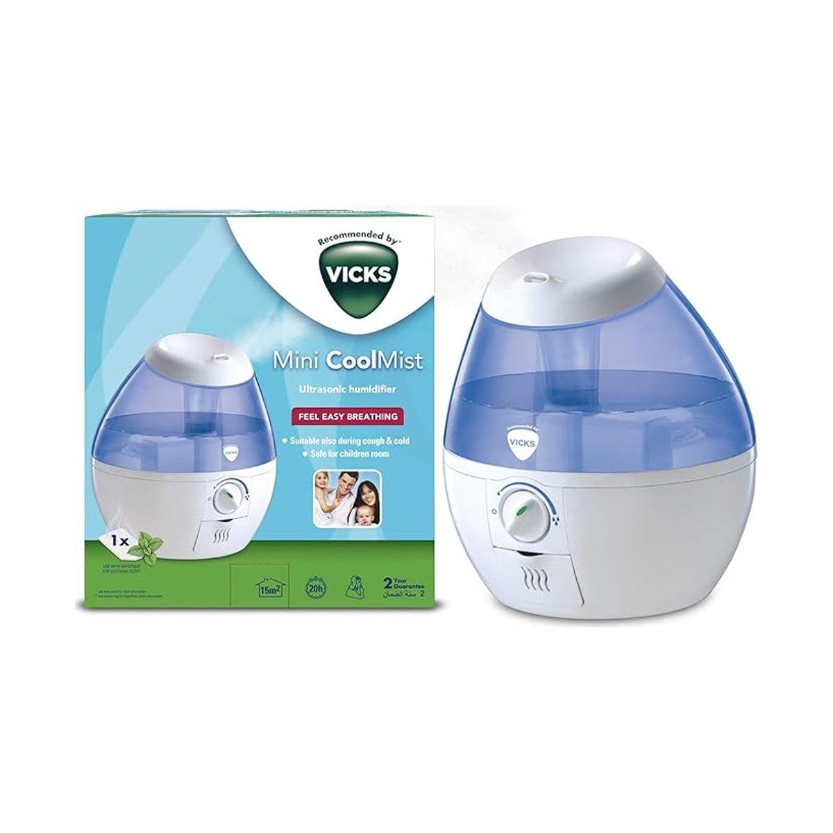 Vicks Mini CoolMist Humidificador por Ultrasonidos