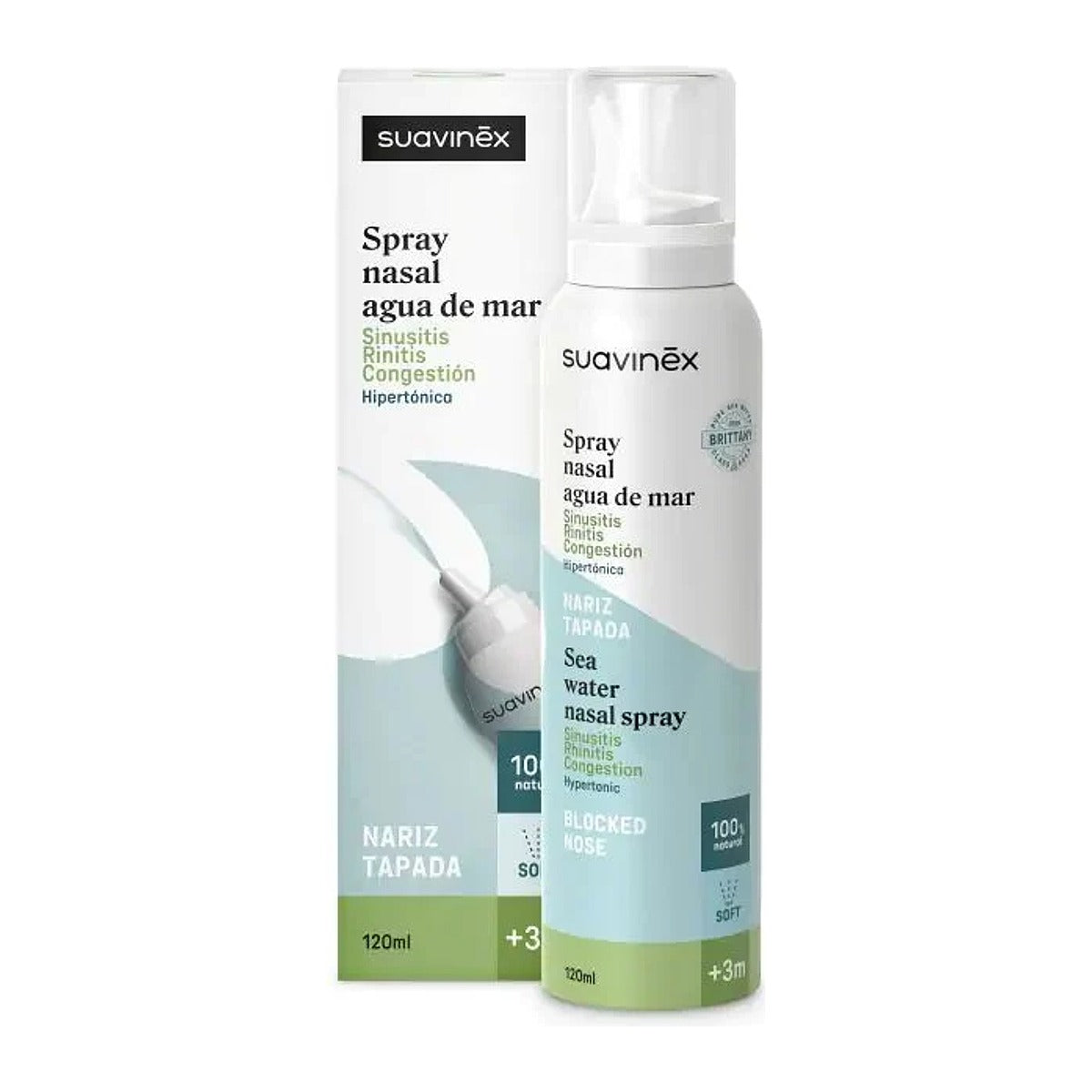 Suavinex Spray Nasal Agua de Mar Aloe Vera +3 Años 120 ml