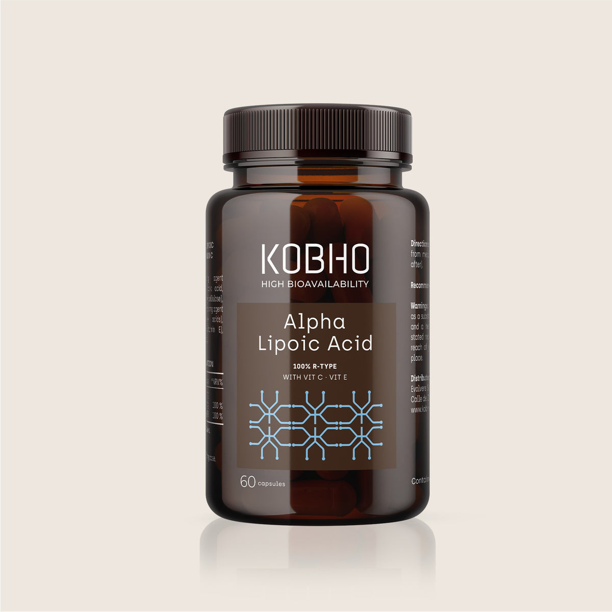 Kobho Labs Ácido Alfa-Lipoico 60 Cápsulas