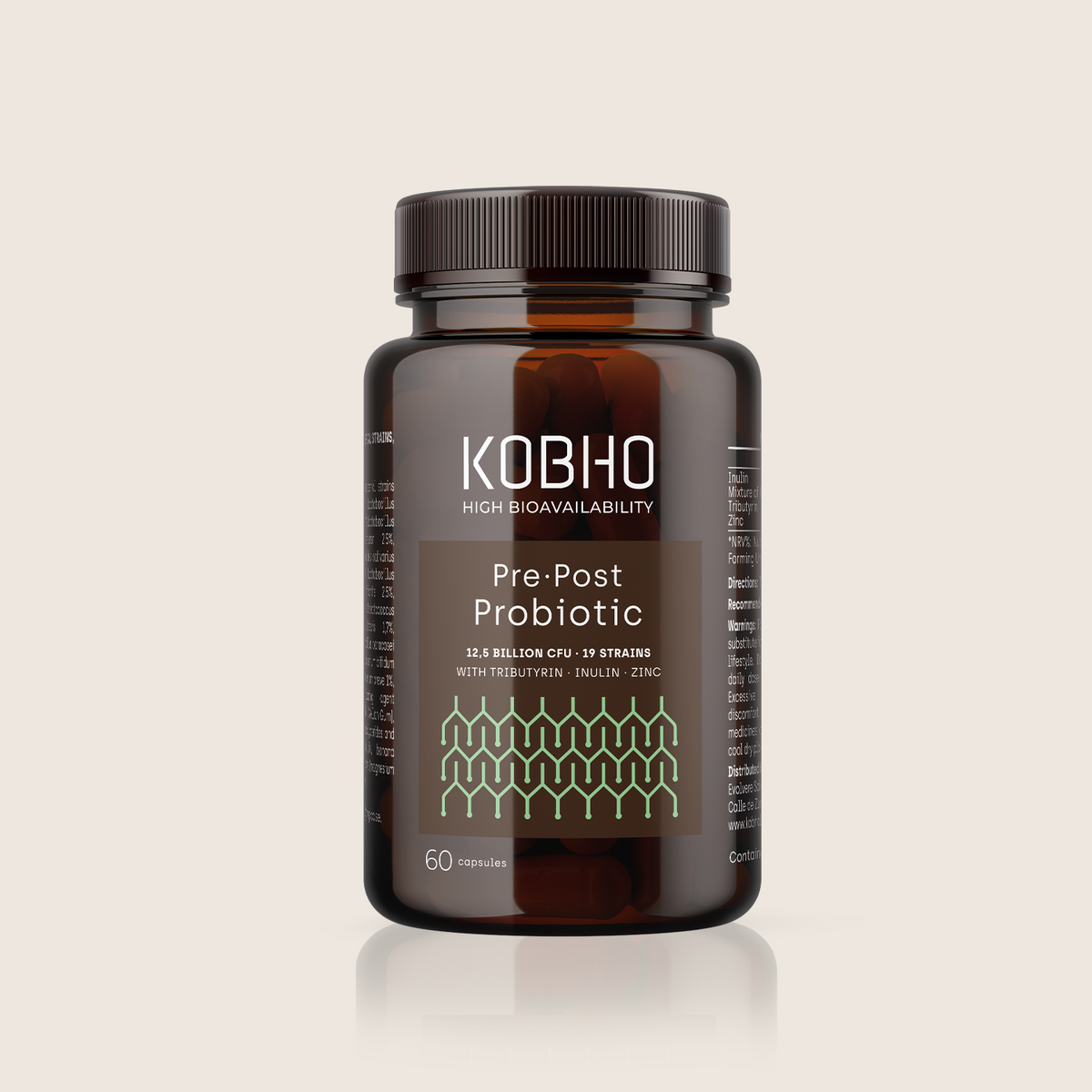 Kobho Labs Pre-Post Probiótico 60 Cápsulas