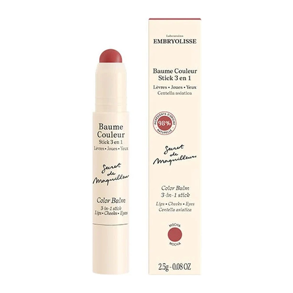 Embryolisse Color Balm 3 en 1 Stick Mocha