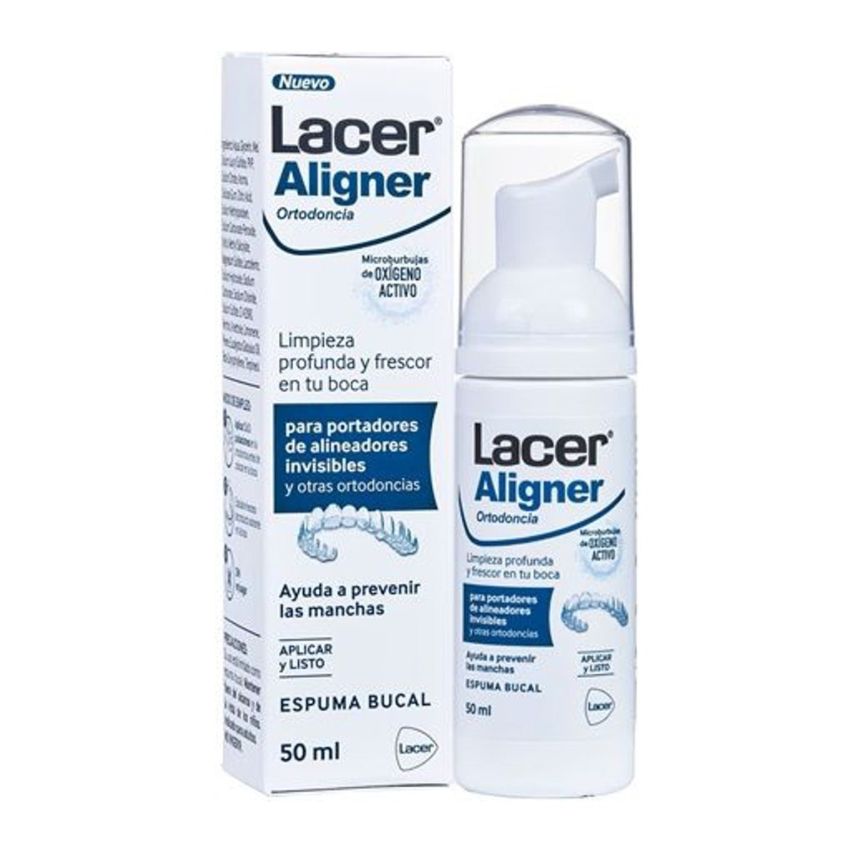 Lacer Aligner Espuma Bucal Ortodoncia 50 ml