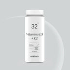 Algèmica 32 Vitamina D3 + K2 MK-7 40 Cápsulas con Extracto de Oliva