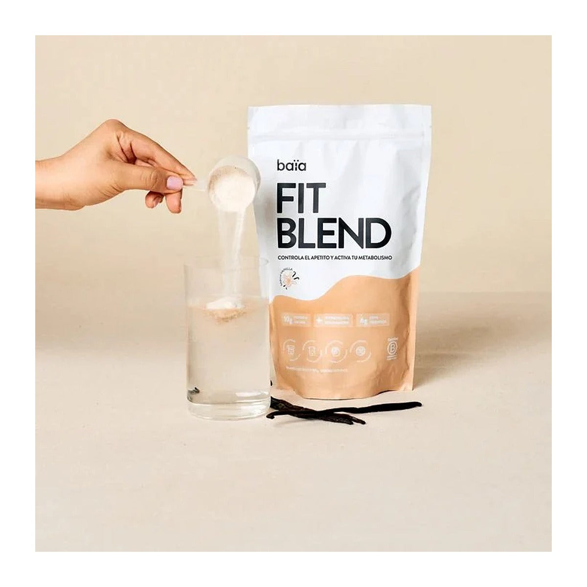 Baia Fit Blend Batido Proteico Vainilla 600 g
