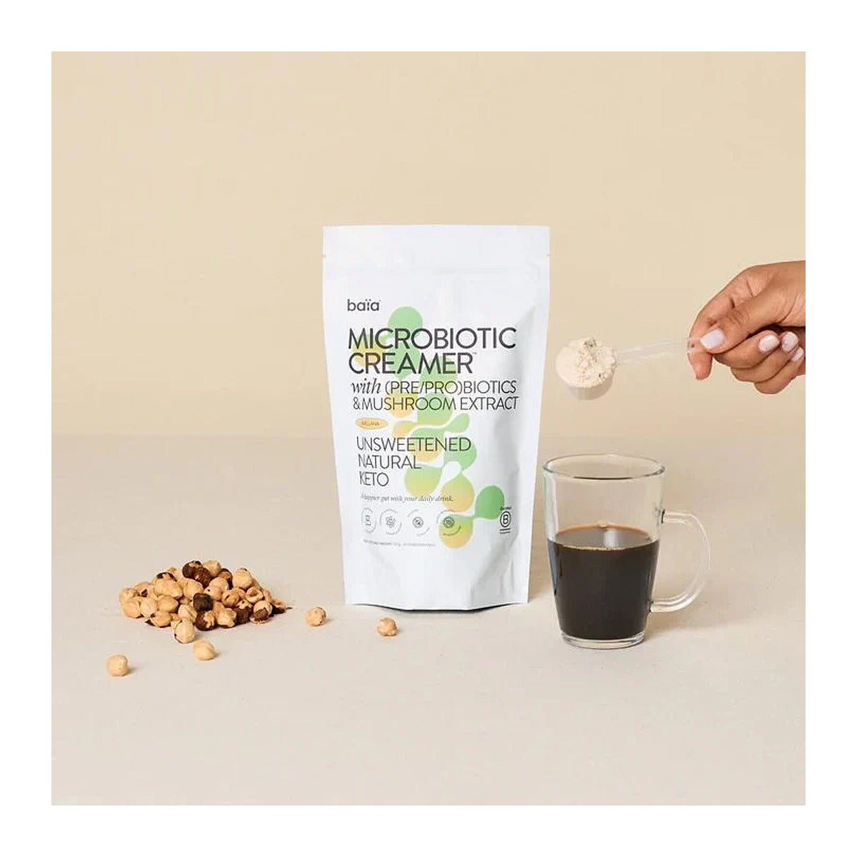 Baia Microbiotic Creamer Avellana 300 g