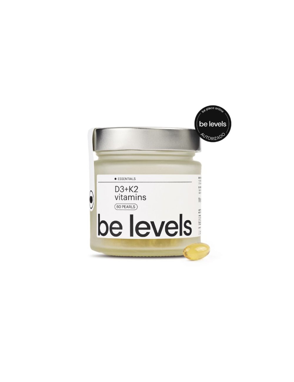 Be Levels Vitamina D3 + K2 60 Perlas