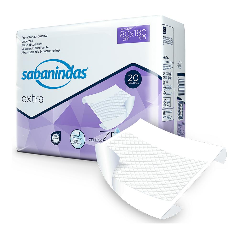 Sabanindas Proteajust Protector de Cama Ajustable 80 x 180 cm