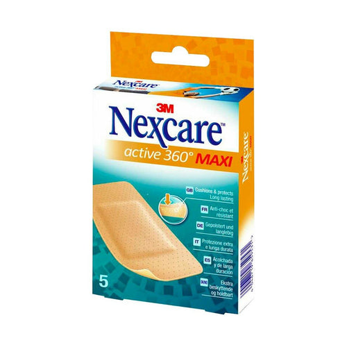 3M Nexcare Active Apósitos Estériles Maxi 8,57 x 5,39 cm 5 Unidades