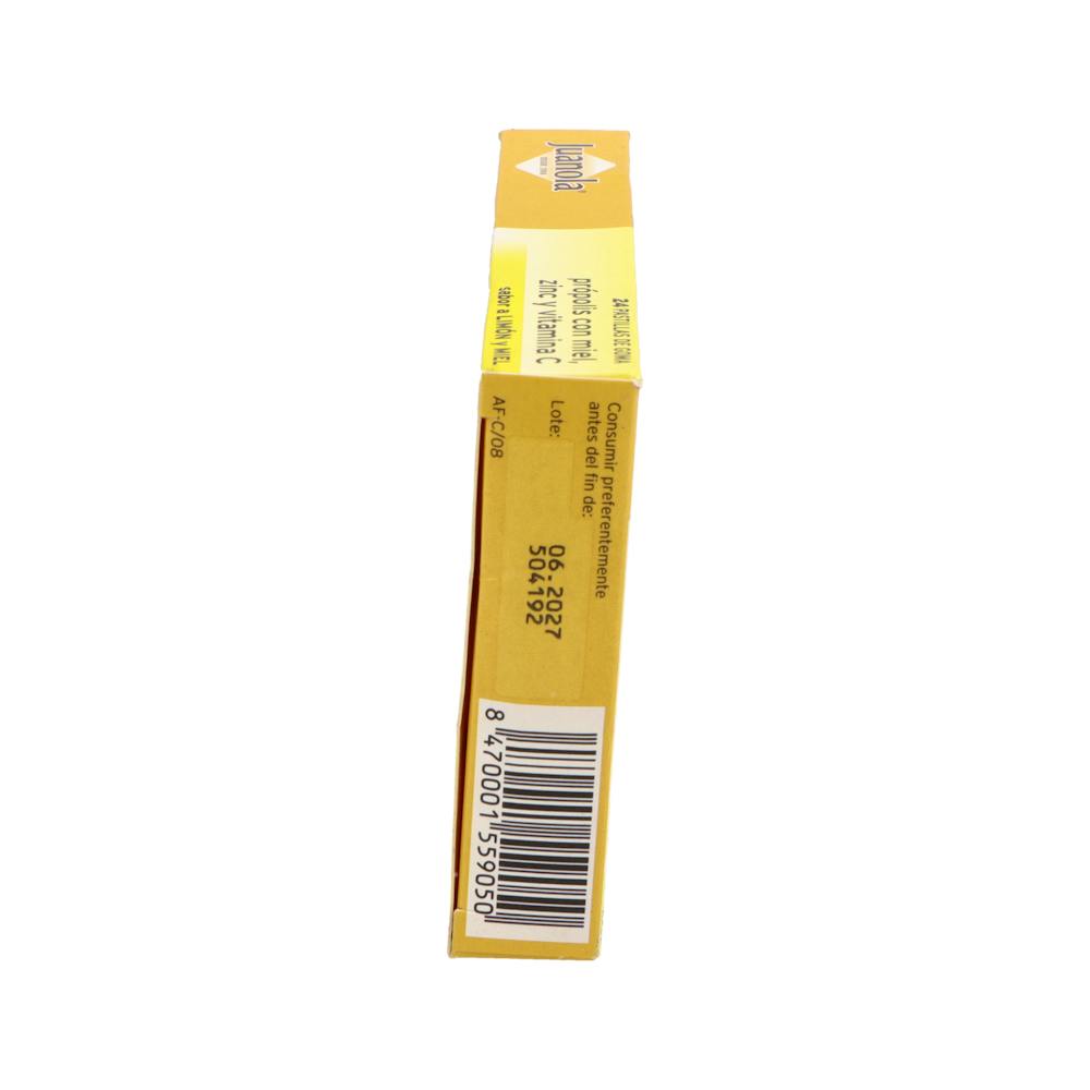 Pastillas Blandas Juanola Propolis Vit C Zinc Sabor Limon 48 G