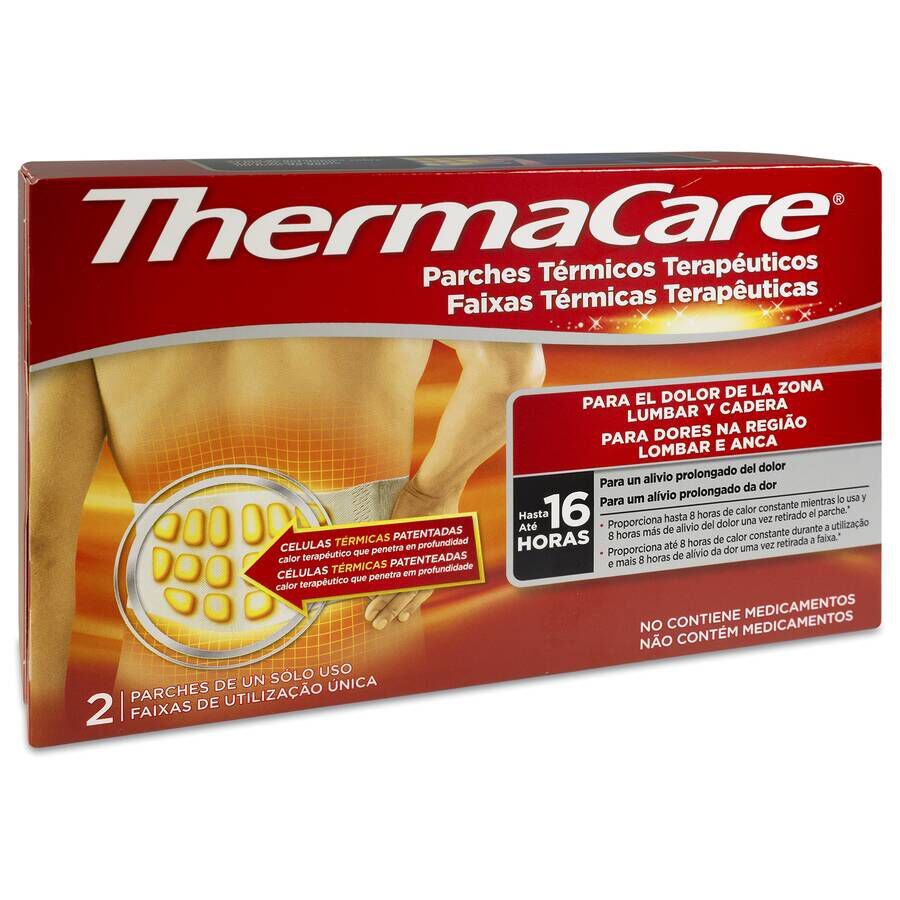 ThermaCare Parches Térmicos Lumbar y Cadera 2 Unidades