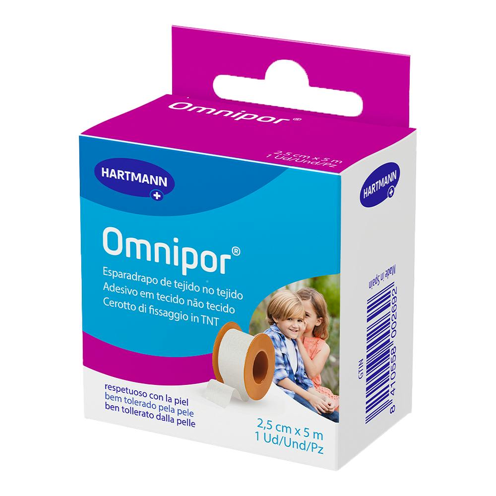 Hartmann Omnipor Esparadrapo Hipoalergénico Papel 5 m x 2,5 cm
