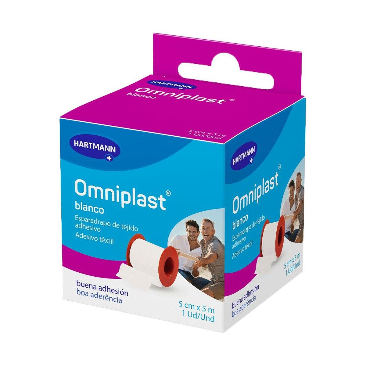 Hartmann Omniplast Esparadrapo Tejido Blanco 5 m x 5 cm