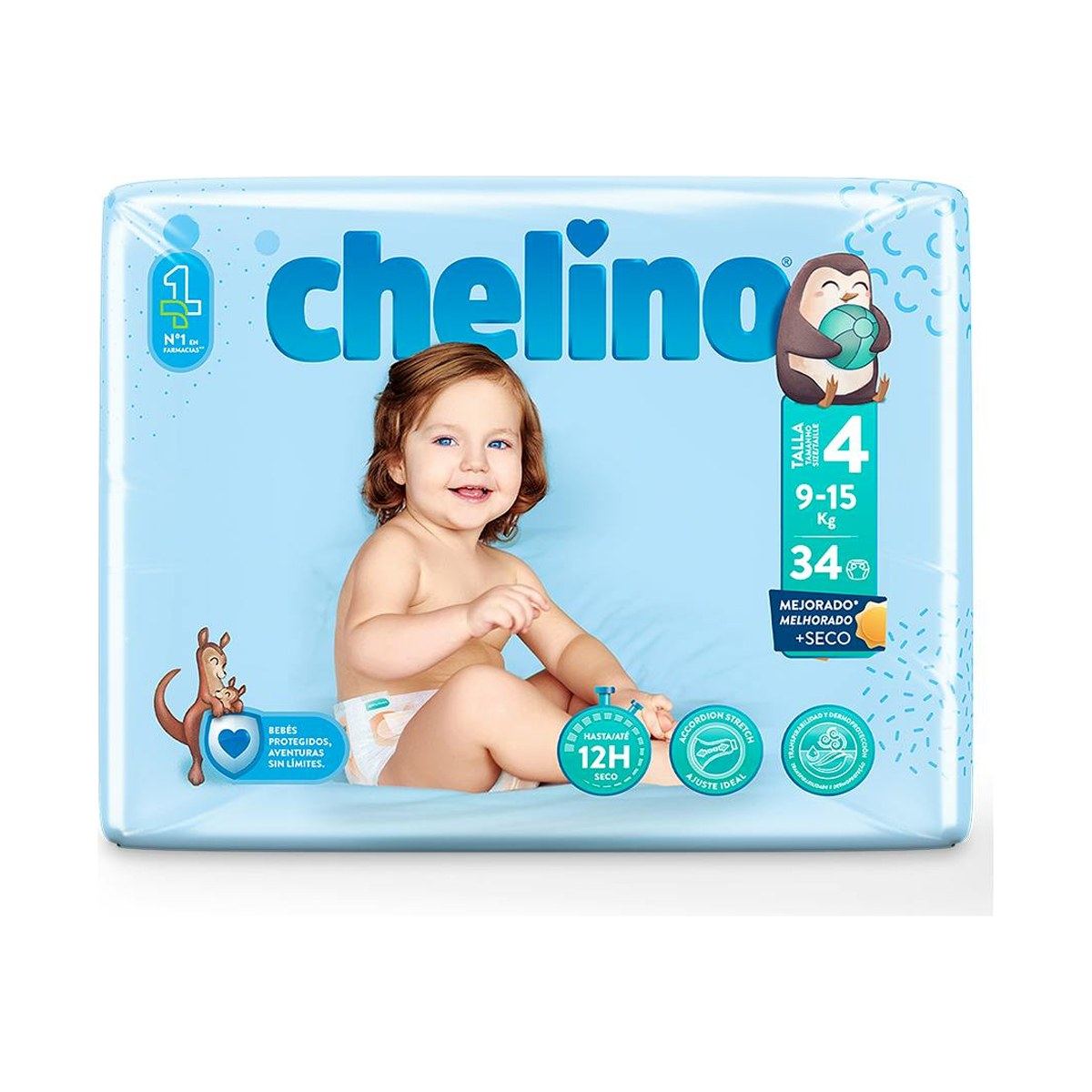 Chelino Fashion & Love Pañales Talla 4 (9-15 kg)