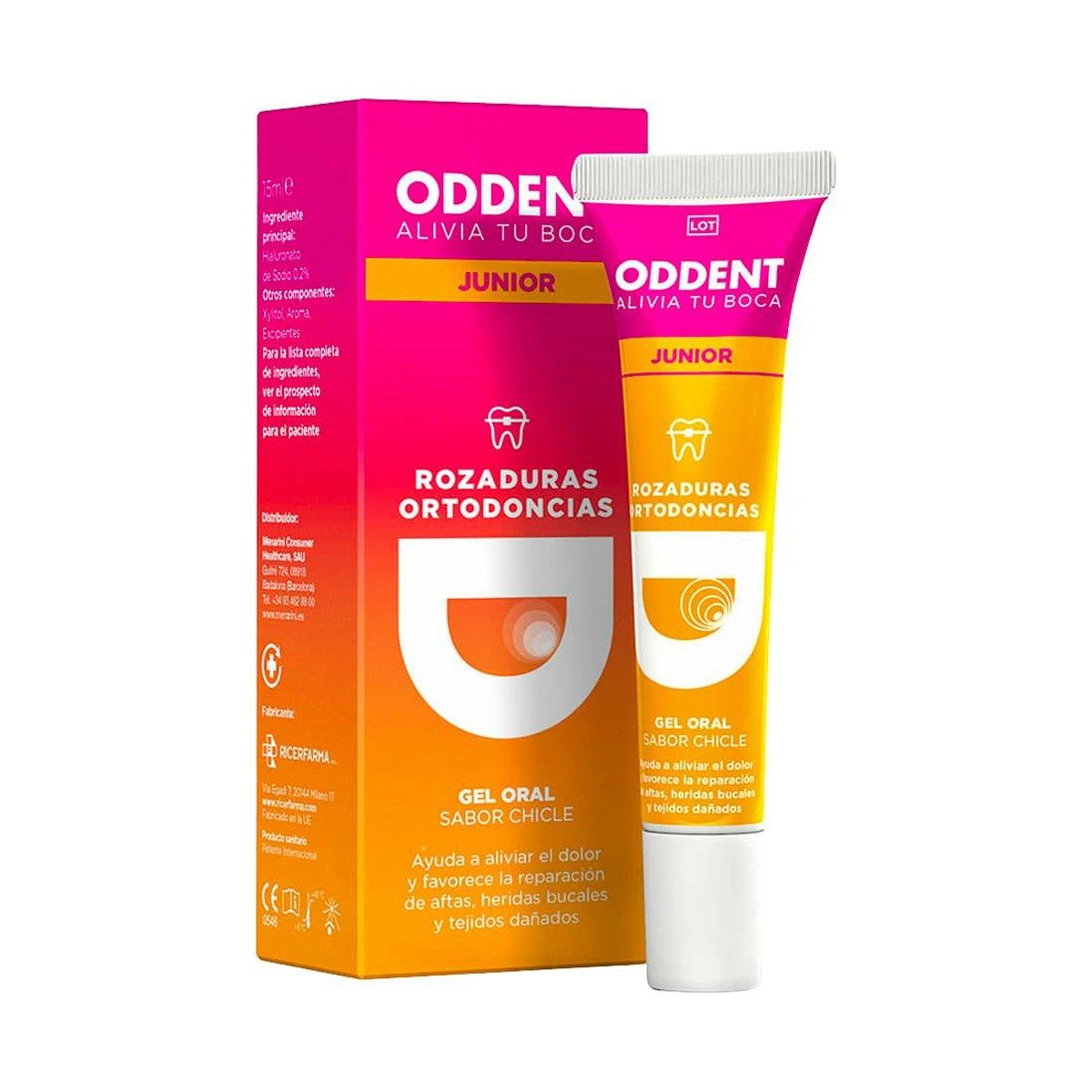 Oddent Gel Oral Junior Sabor Chicle 15 ml