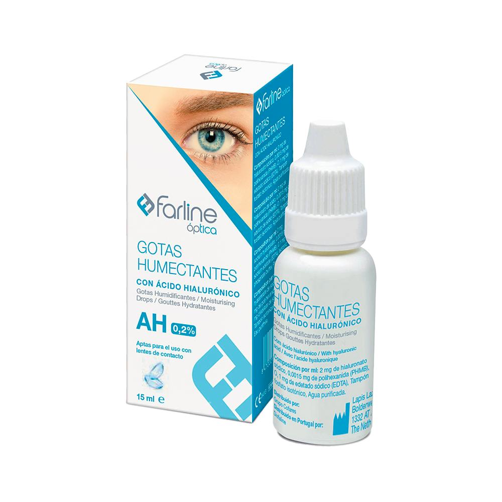 Farline Óptica Gotas Humectantes Ácido Hialurónico 0,2 % 15 ml