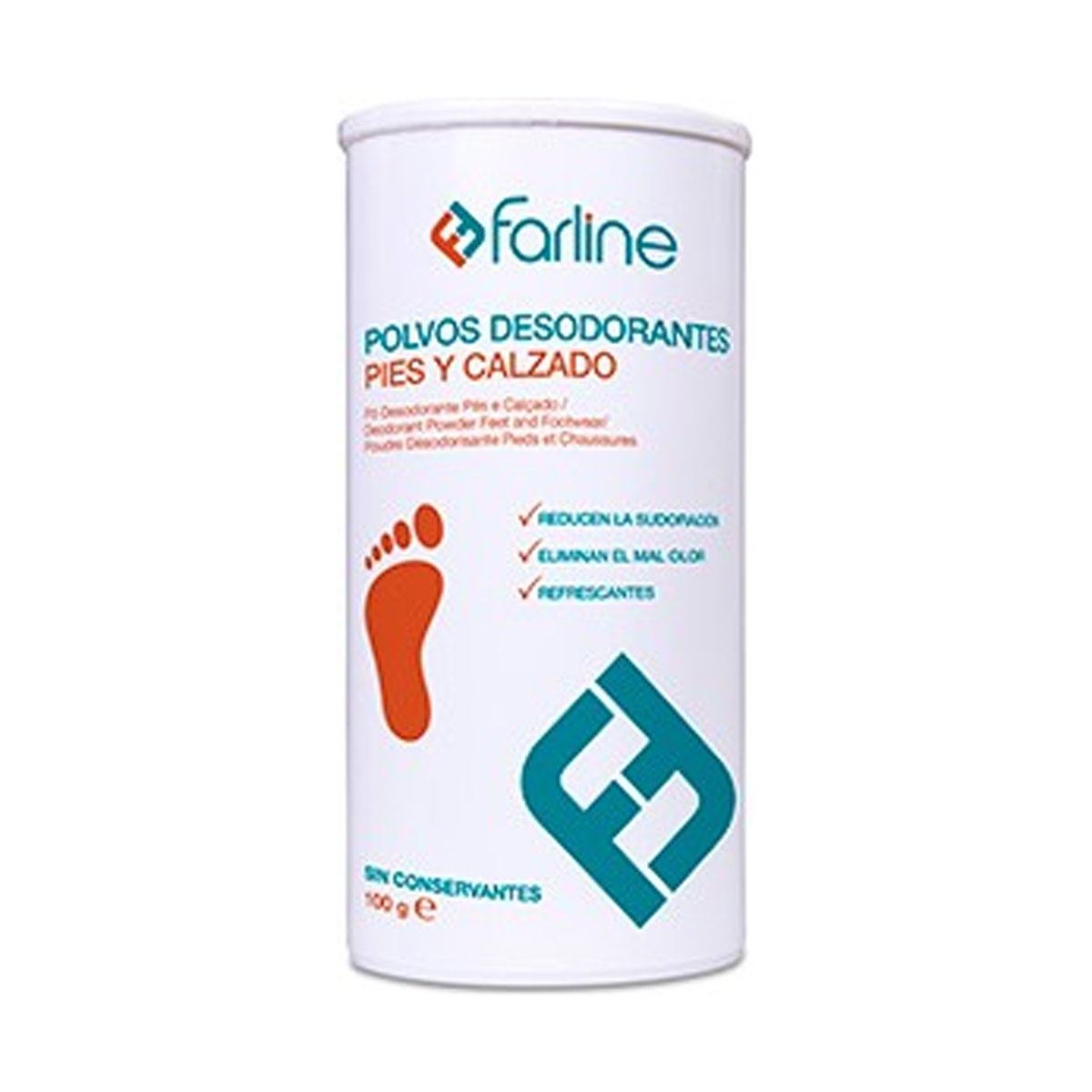 Farline Desodorante en Polvo Pies y Calzado 100 g