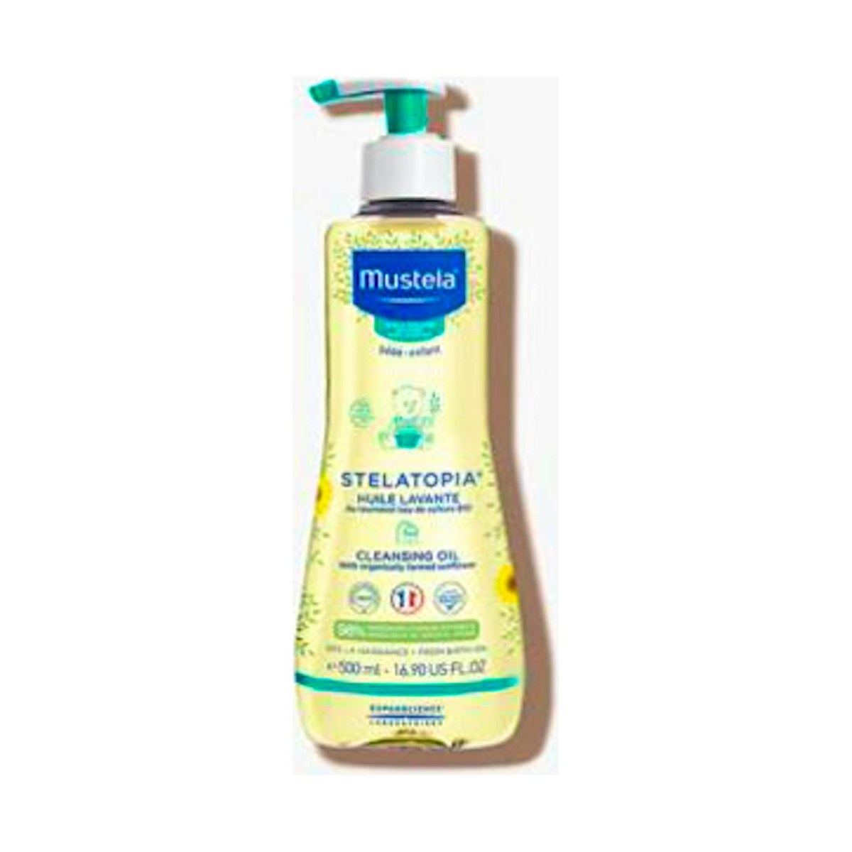 Mustela Stelatopia Aceite de Baño y Ducha Piel Atópica 500 ml