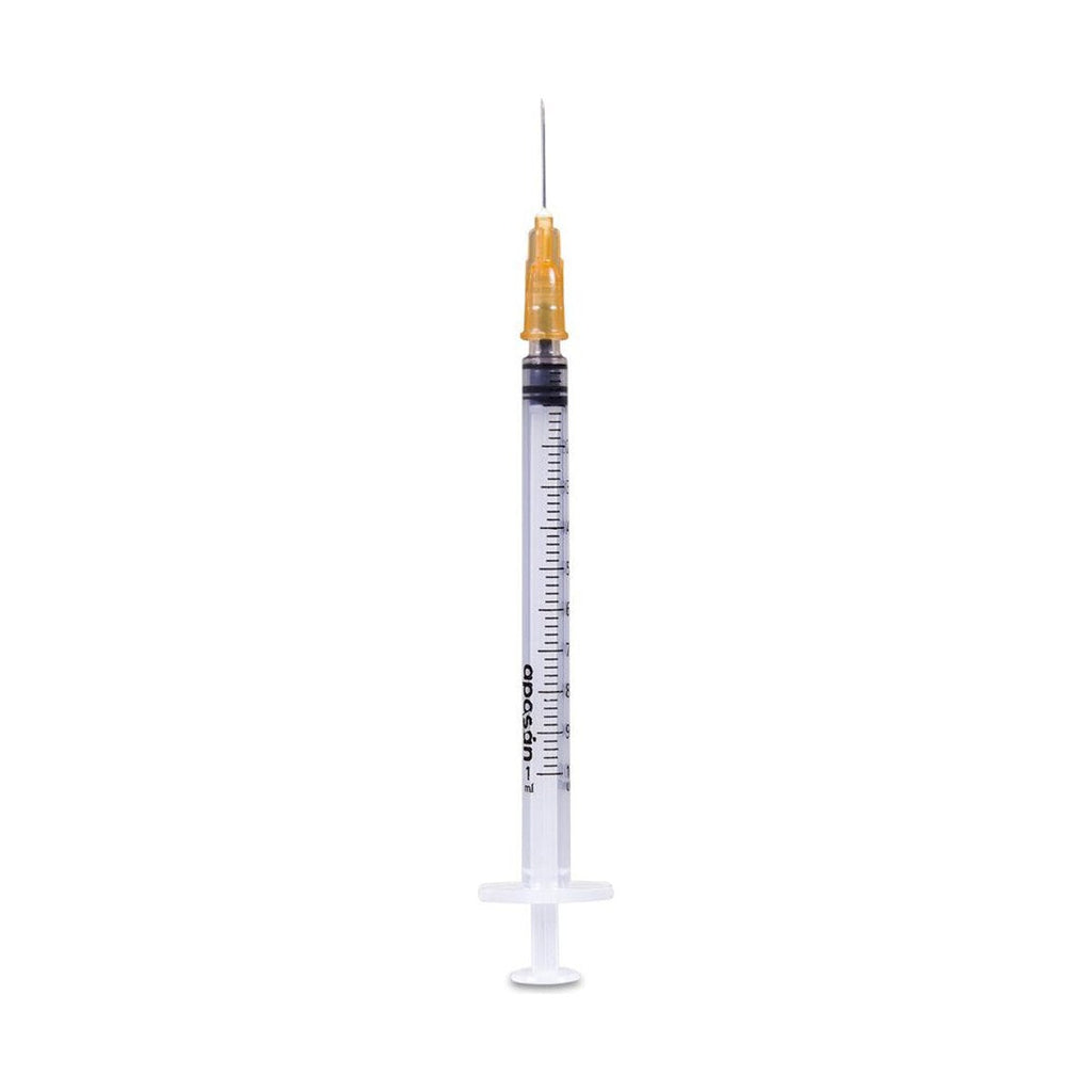 Aposan Jeringa Estéril con Aguja G25 0,5 x 16 mm 1 ml