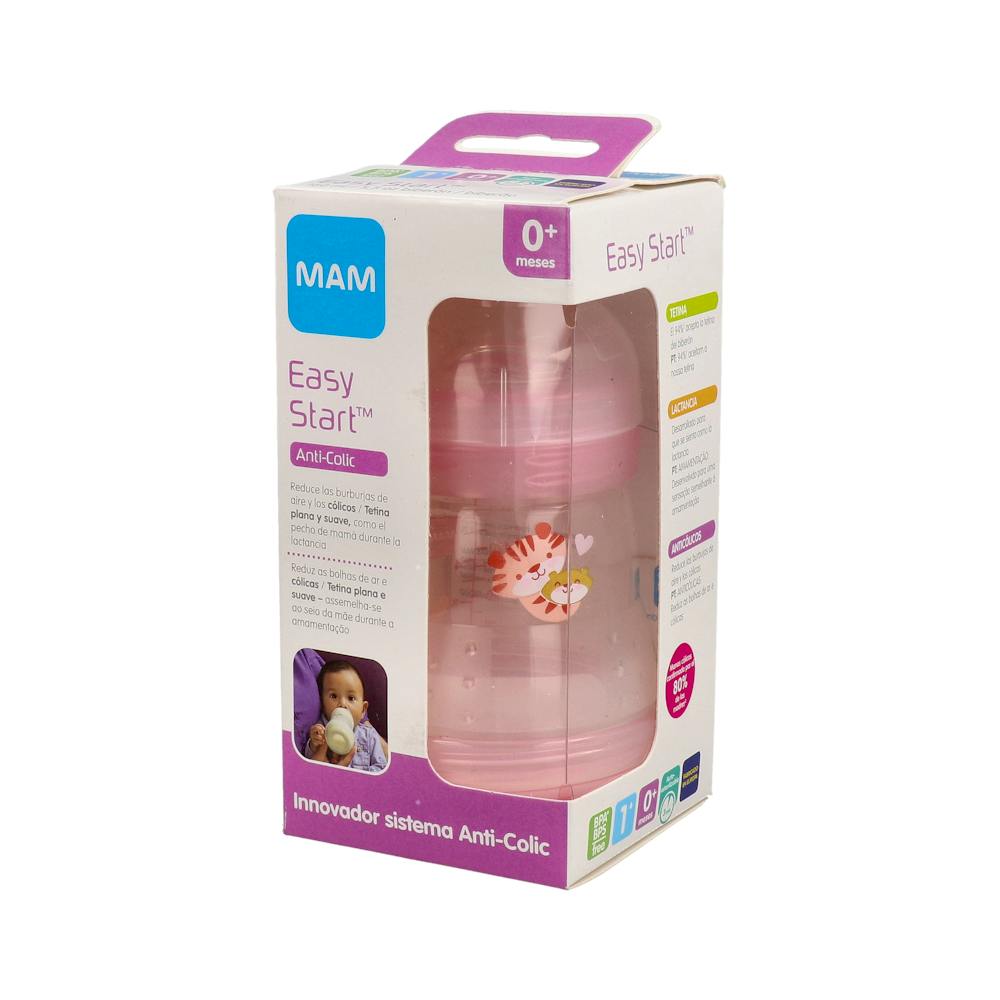 Biberon Anticolico Mam Anticolic Easy Start 160 ML Rosa
