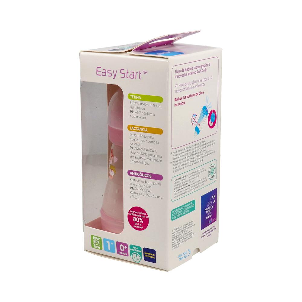 Biberon Anticolico Mam Anticolic Easy Start 160 ML Rosa