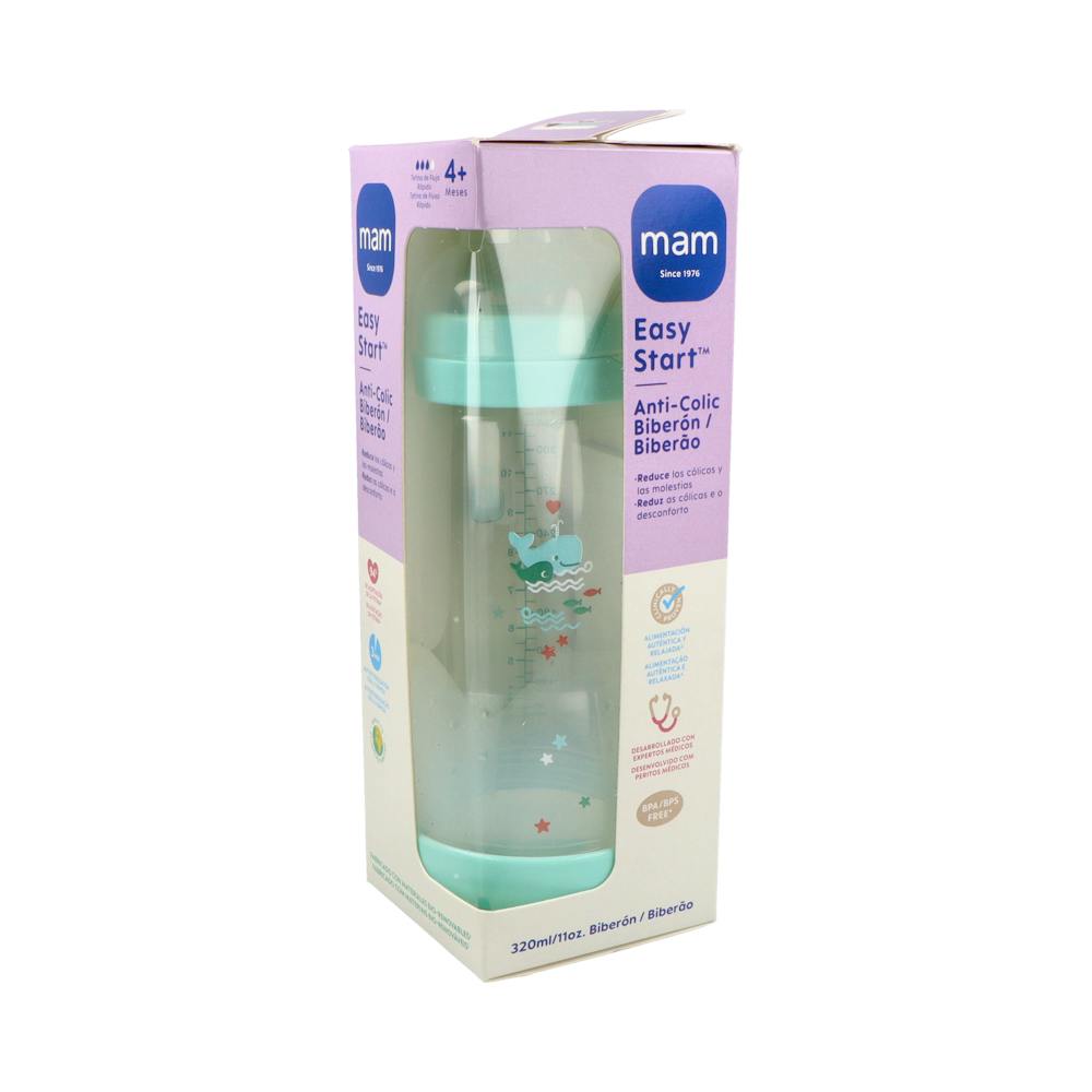 Biberon Anticolico Mam Anticolic Easy Start 320 ML Azul
