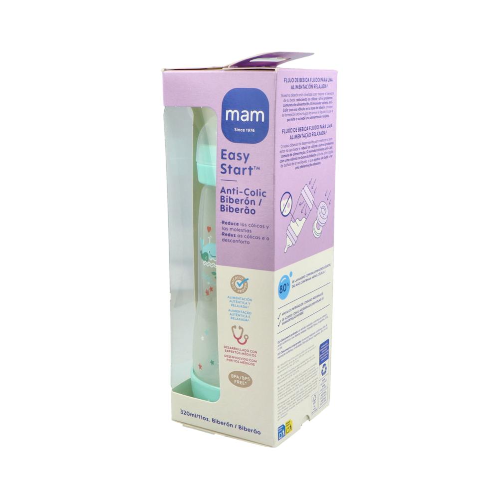 Biberon Anticolico Mam Anticolic Easy Start 320 ML Azul