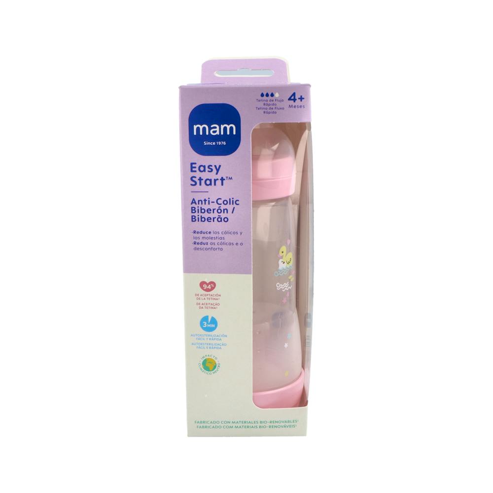 Biberon Anticolico Mam Anticolic Easy Start 320 ML Rosa