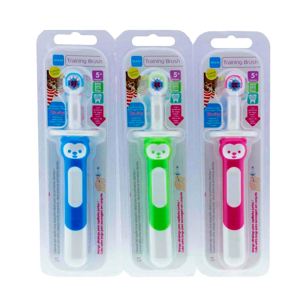 MAM Training Brush Cepillo Dental Aprendizaje +5 Meses Verde