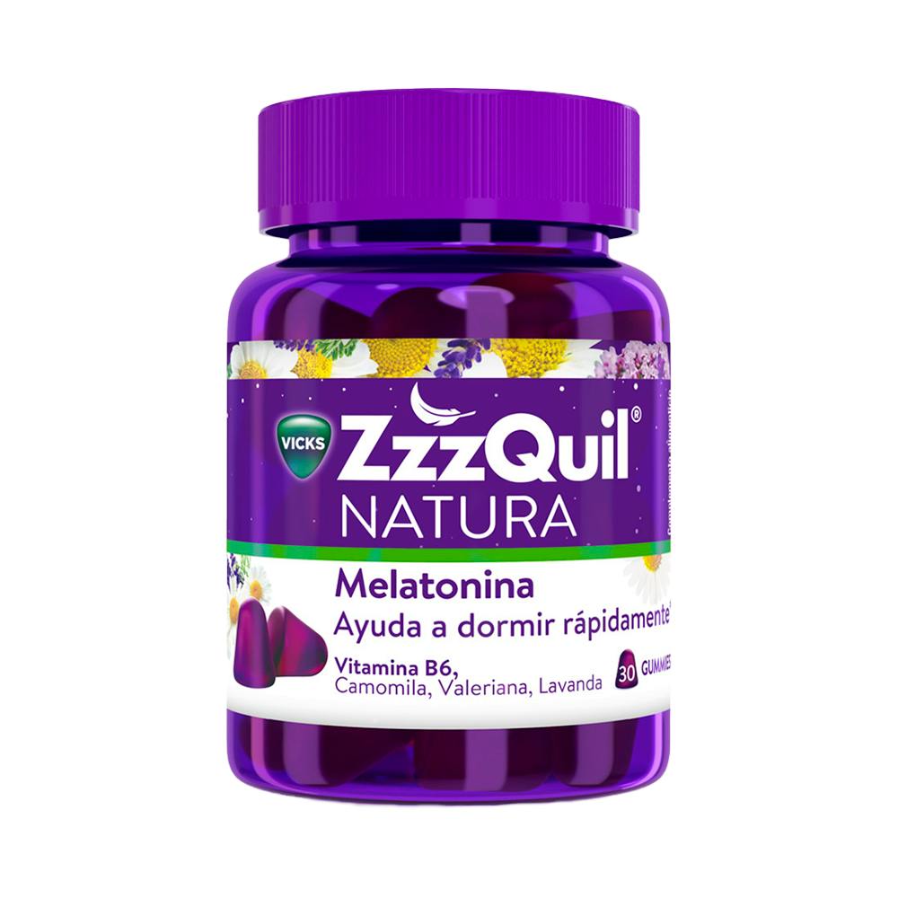 ZzzQuil Natura Melatonina Frutos del Bosque 30 Gummies