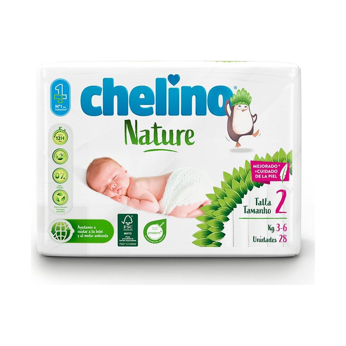 Chelino Nature Pañales Ecológicos Talla 2