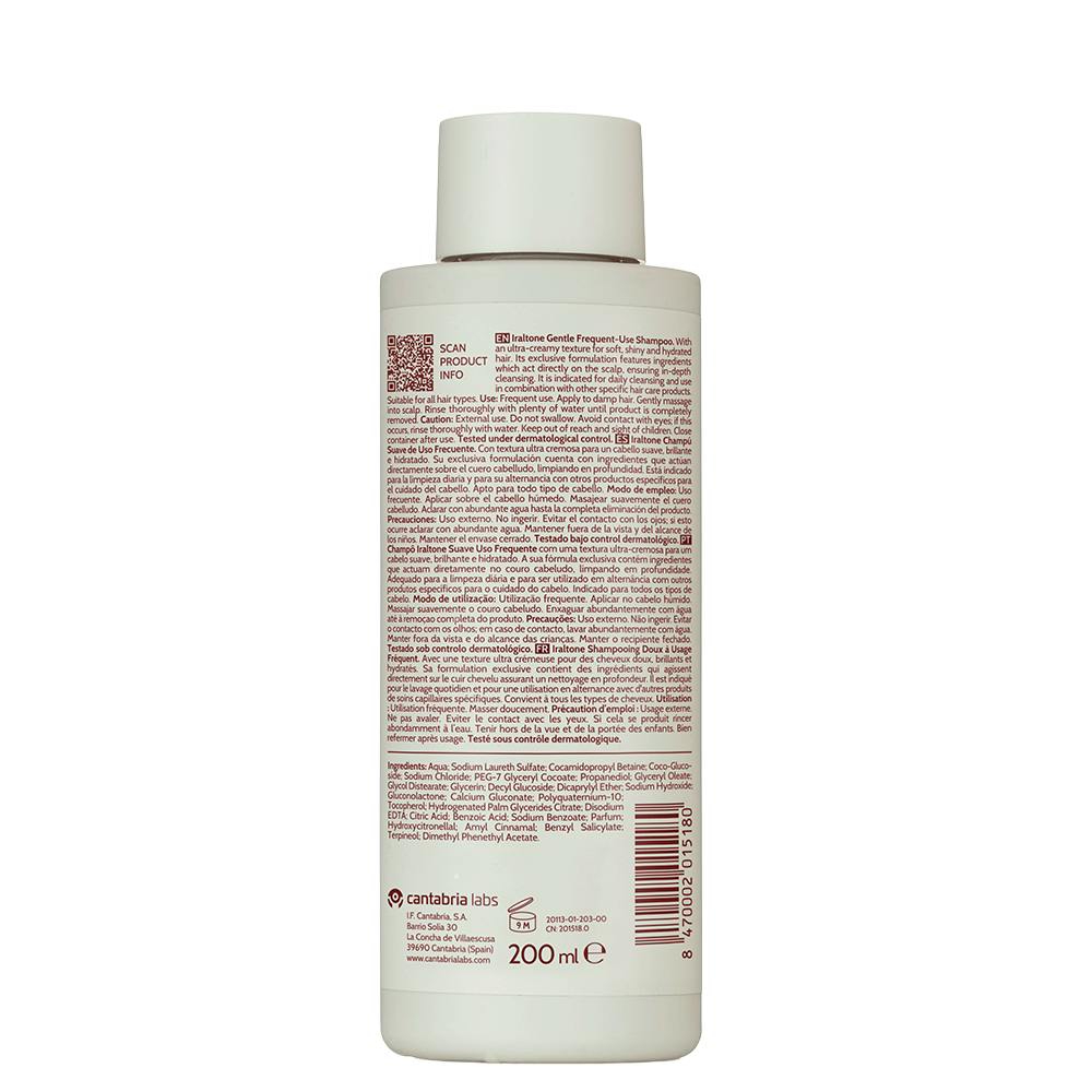 Iraltone Champú Suave Uso Frecuente 200 ml