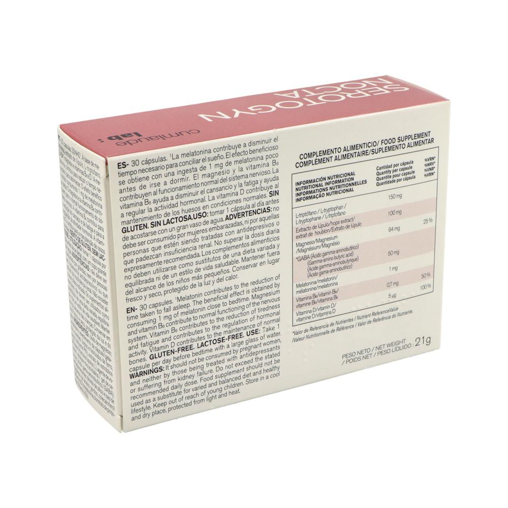 Cumlaude Lab: Serotogyn Nocta 30 Capsulas