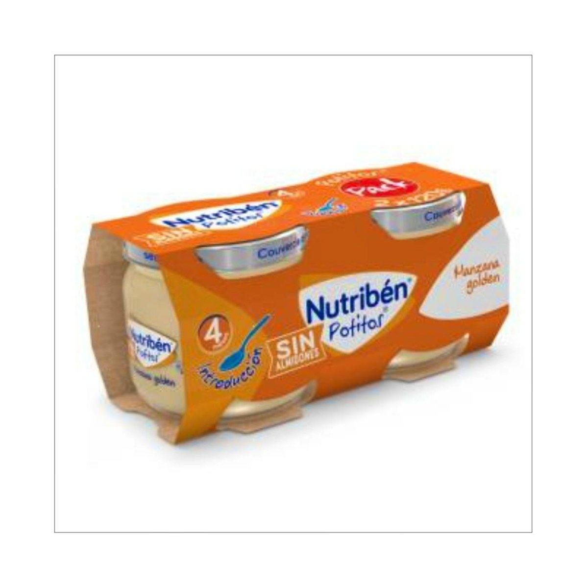 Nutribén Potito Manzana Golden 2 x 120 g