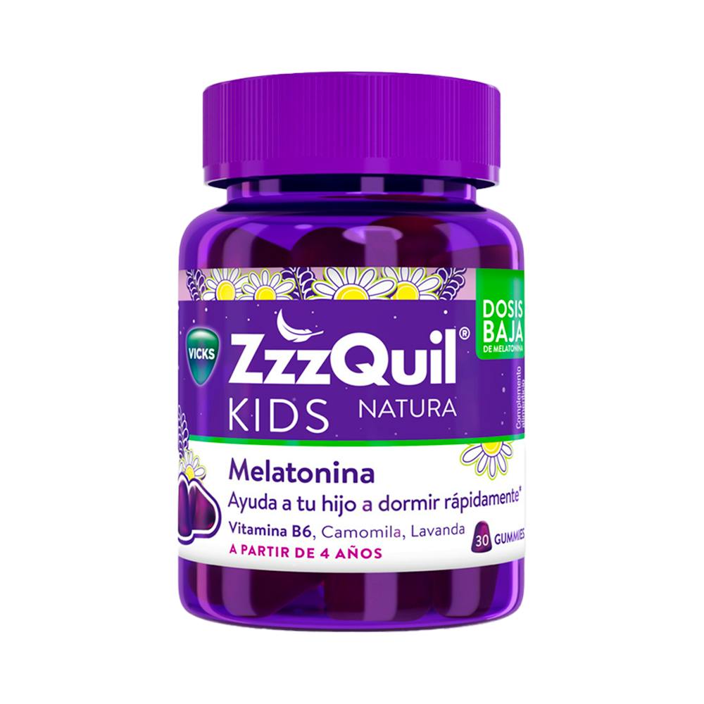 ZzzQuil Natura Kids Frutos del Bosque 30 Gummies