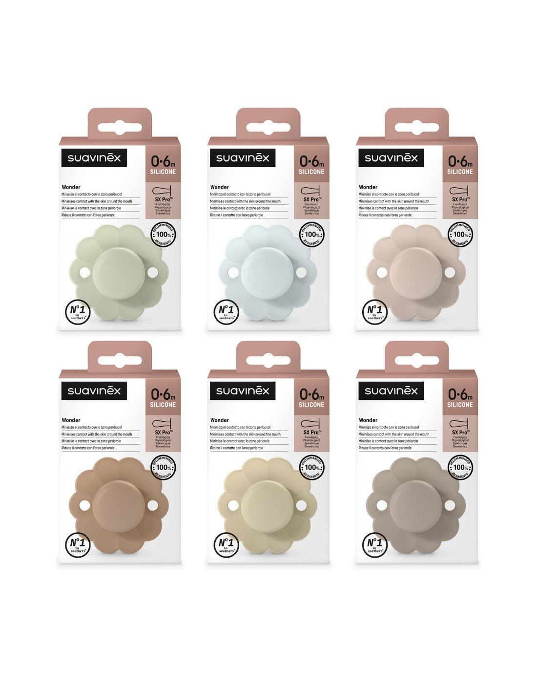 Suavinex Wonder SX Pro Soft Chupete Fisiológico 0-6 Meses