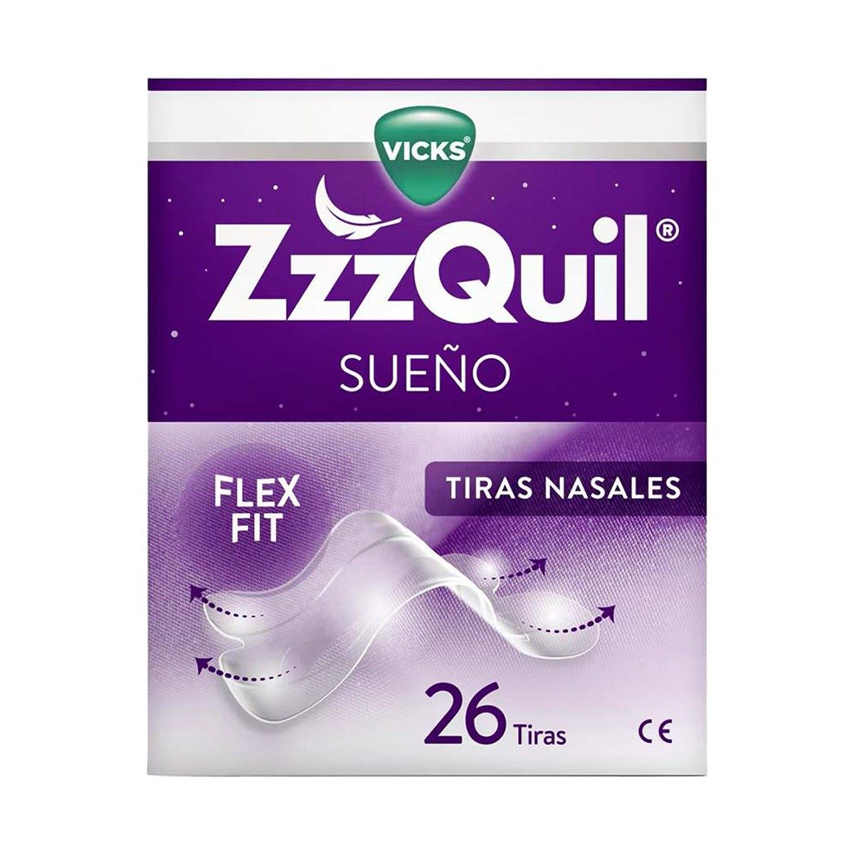ZzzQuil Tiras Nasales 26 Unidades