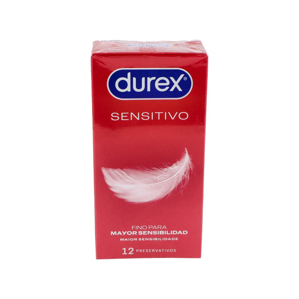 Durex Sensitivo Suave Preservativos 12 Unidades