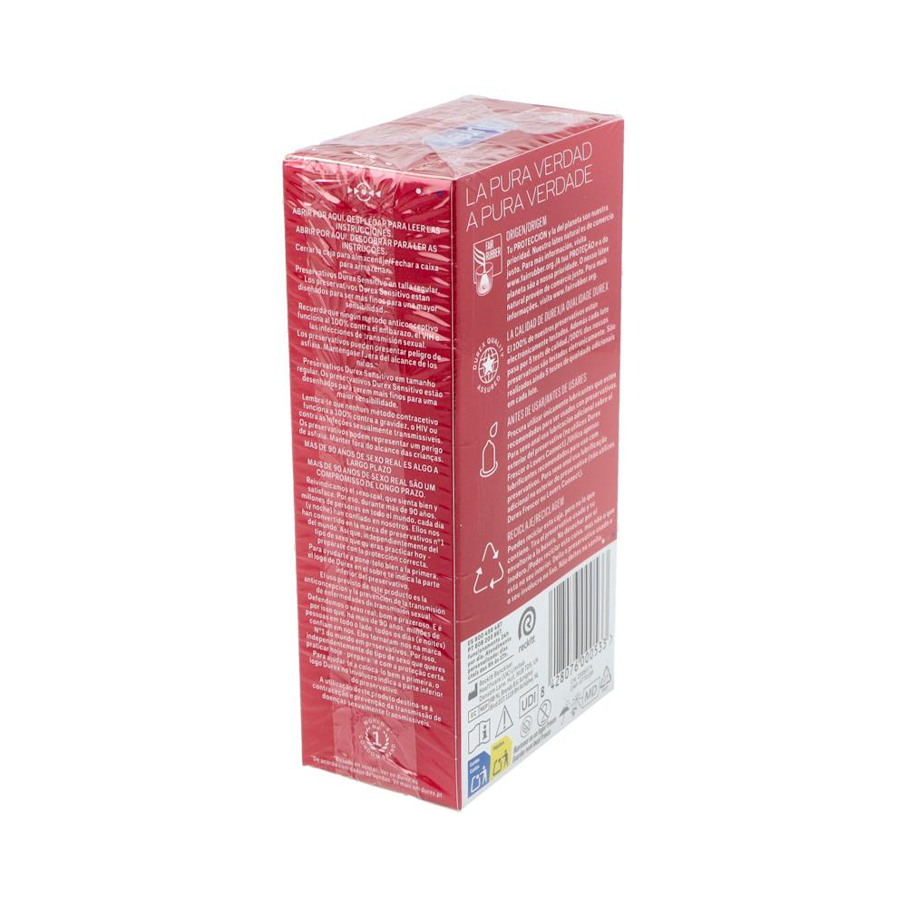 Durex Sensitivo Suave Preservativos 12 Unidades