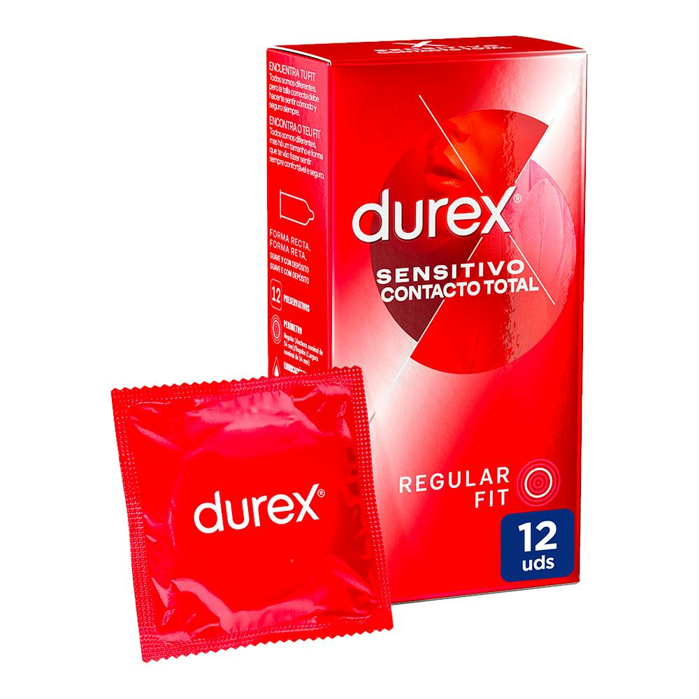 Durex Sensitivo Contacto Total Preservativos 12 Unidades