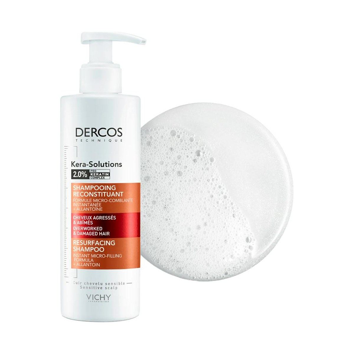 Vichy Dercos Kera-Solutions Champú Reparador 250 ml