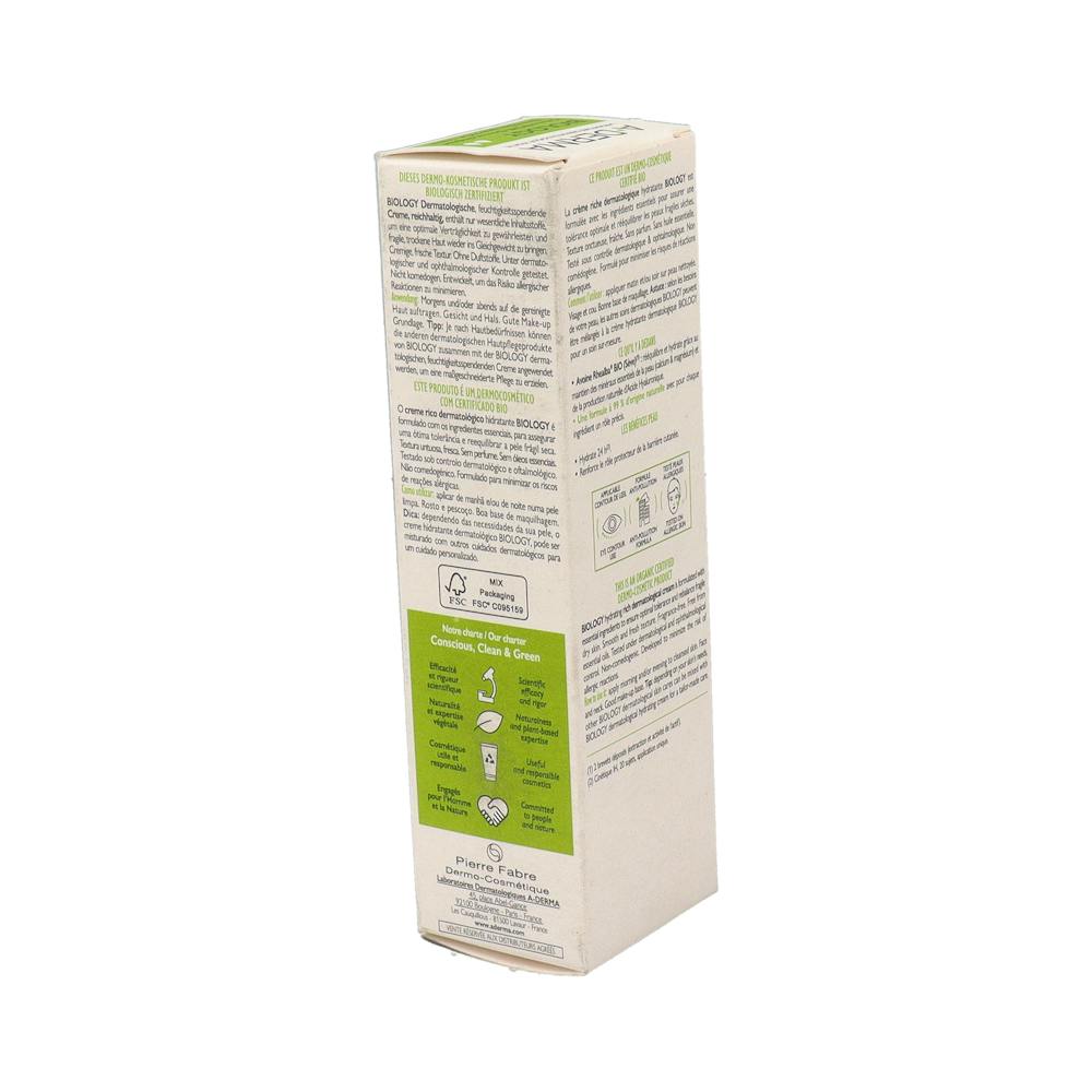 A-Derma Biology Crema Rica Hidratante Dermatológica 40 ml