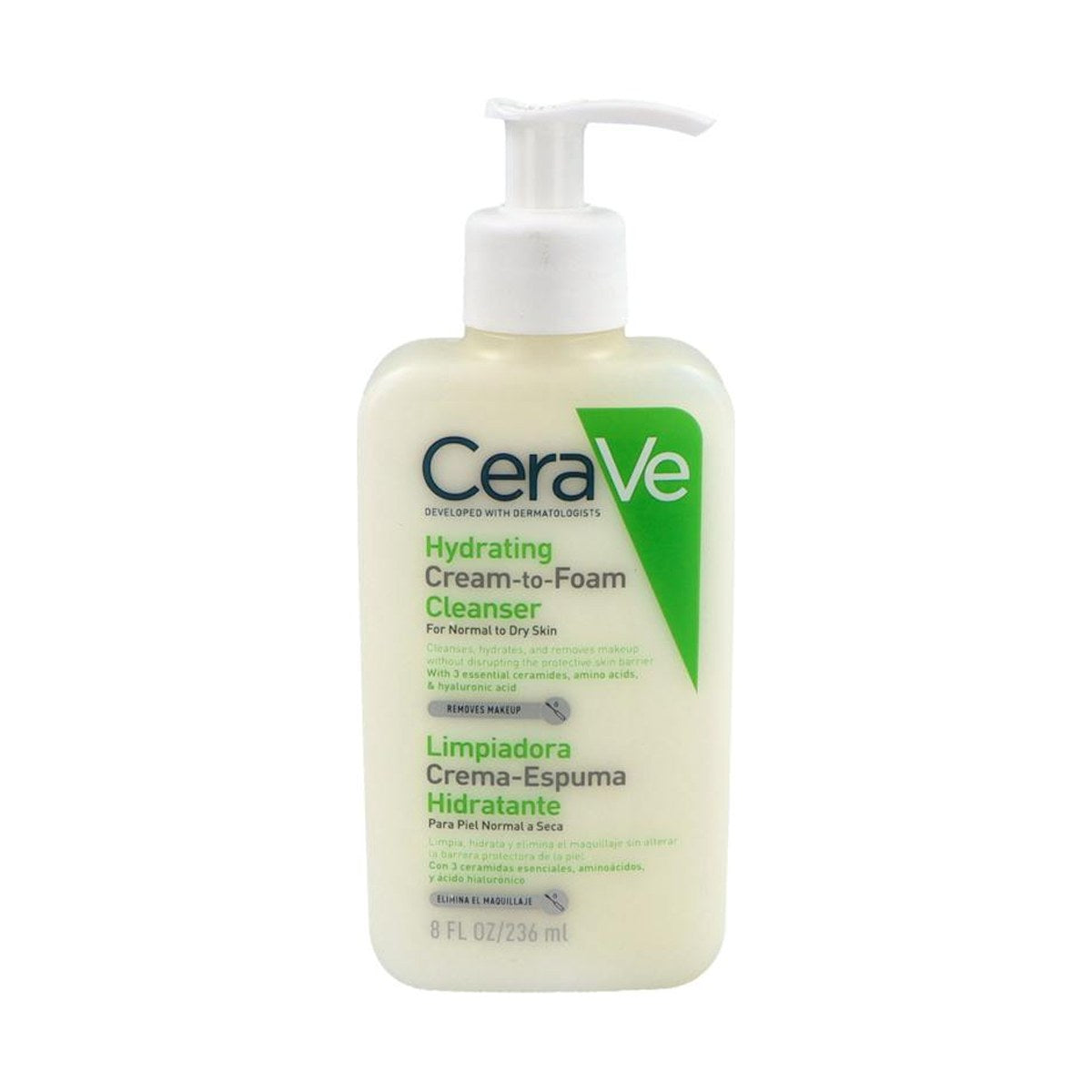 CeraVe Crema Espuma Limpiadora Hidratante 236 ml