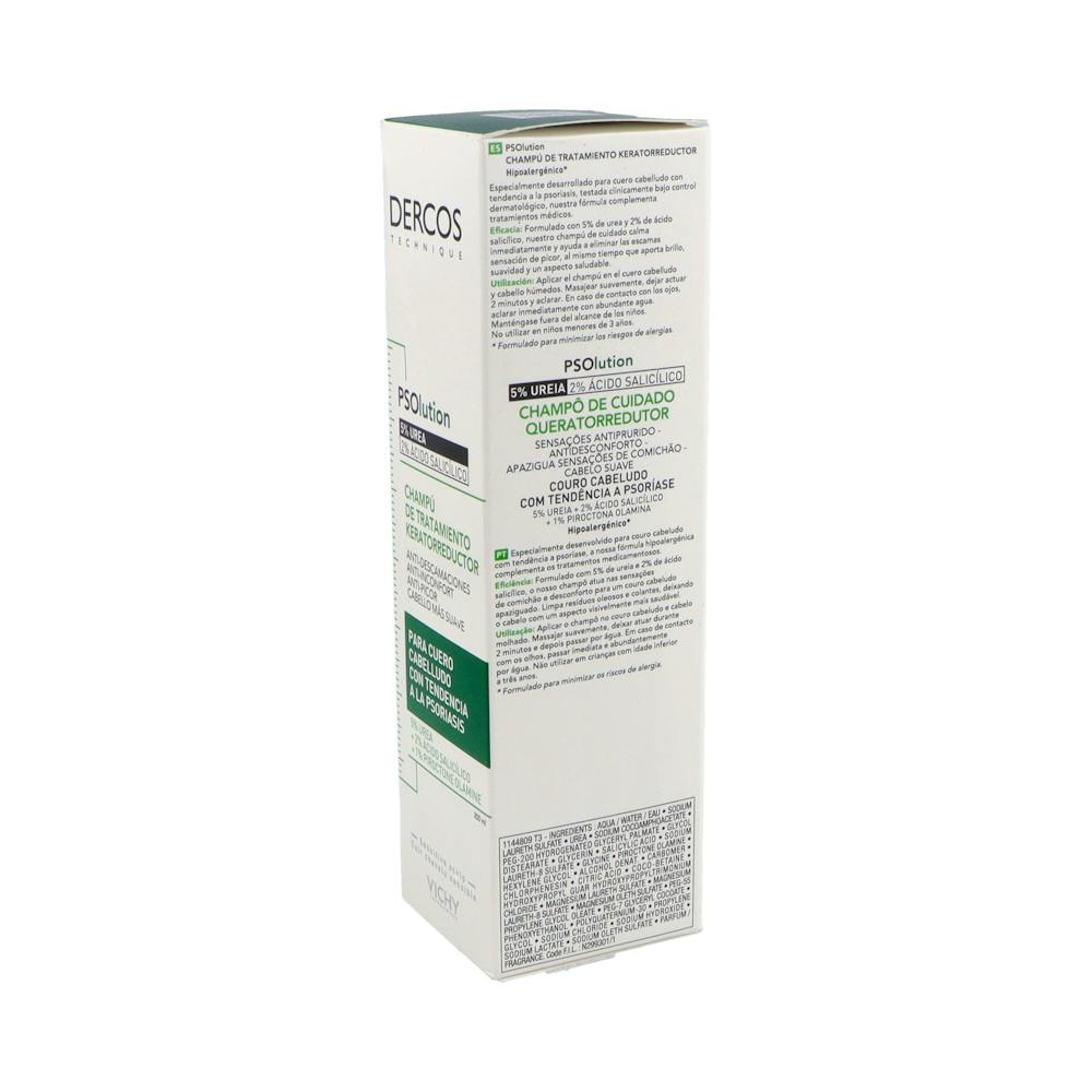 Vichy Dercos Psolution Champú Queratorreductor 200 ml