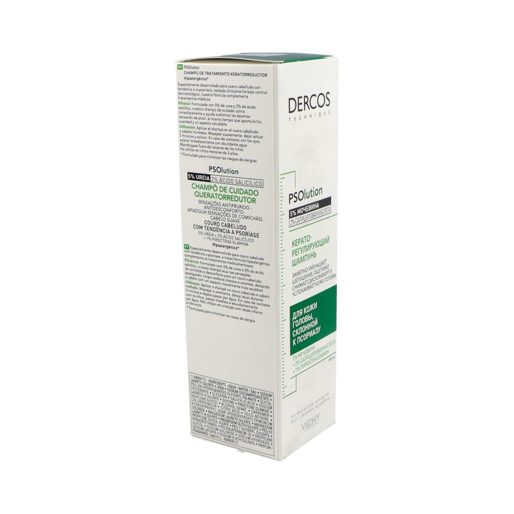 Vichy Dercos Psolution Champú Queratorreductor 200 ml