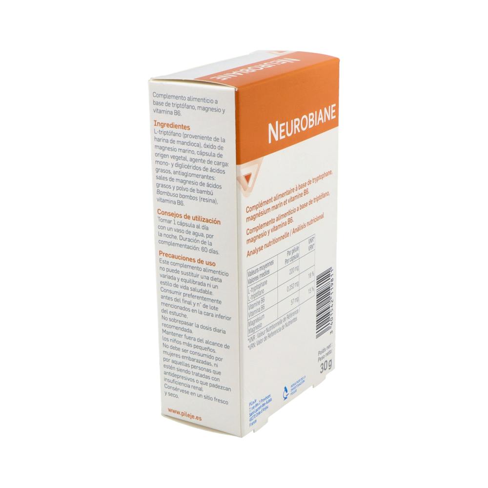 PiLeJe Neurobiane 60 Cápsulas