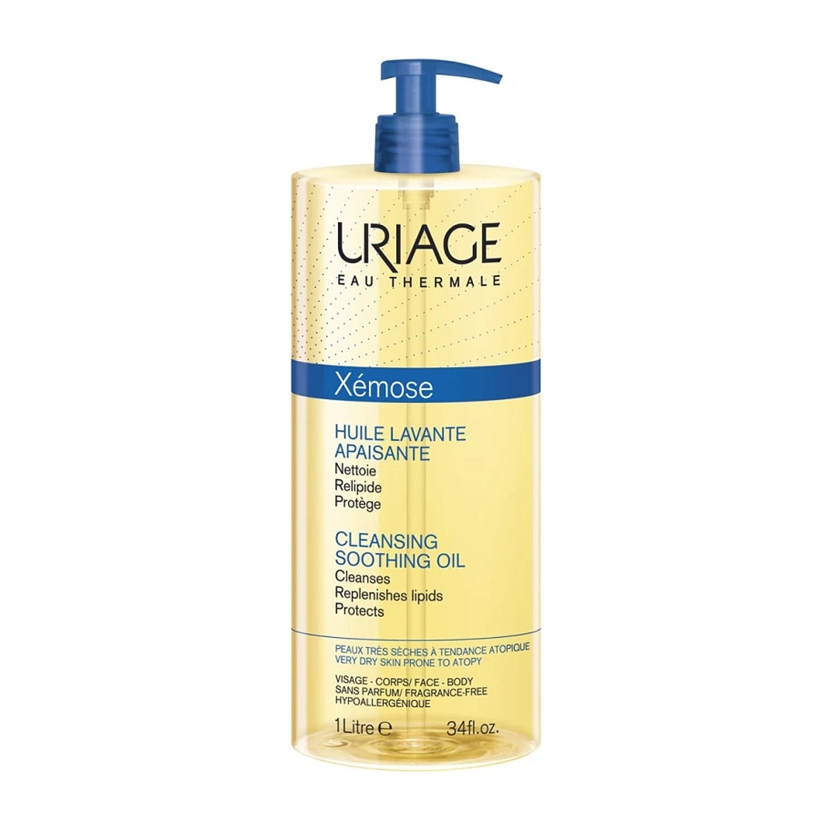 Uriage Xhémose Aceite Limpiador Calmante Piel Muy Seca 1 L