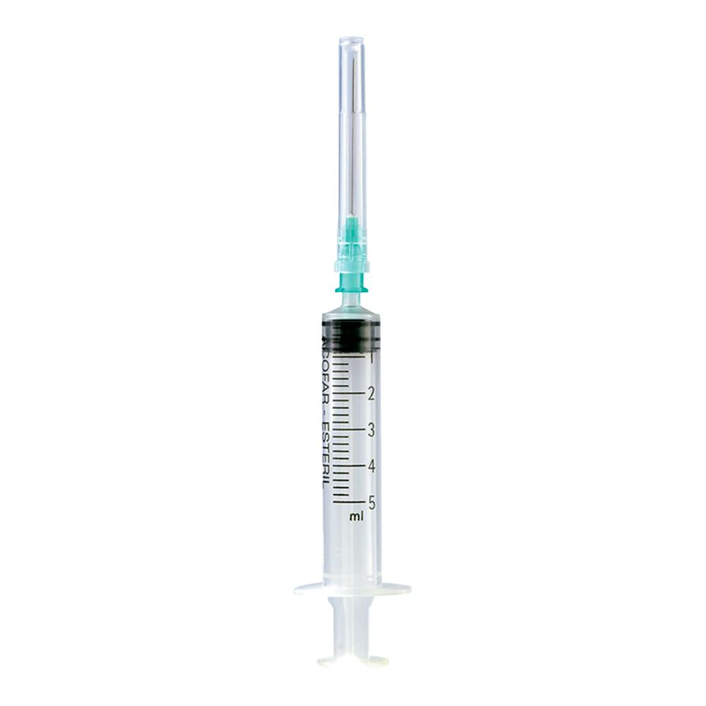 Acofar Jeringa Desechable con Aguja 5 ml 40/8