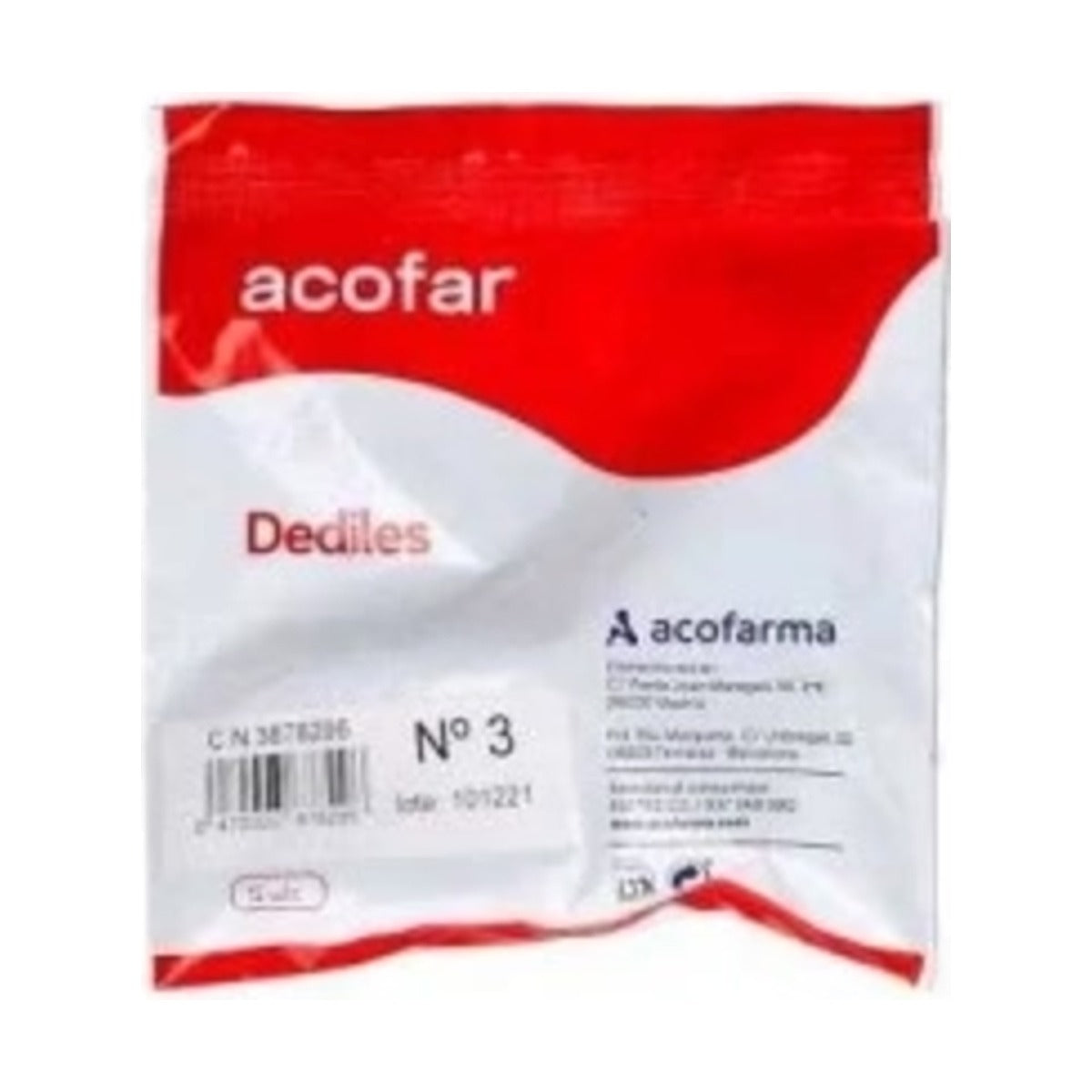 Acofar Dediles Nº 3 12 Unidades